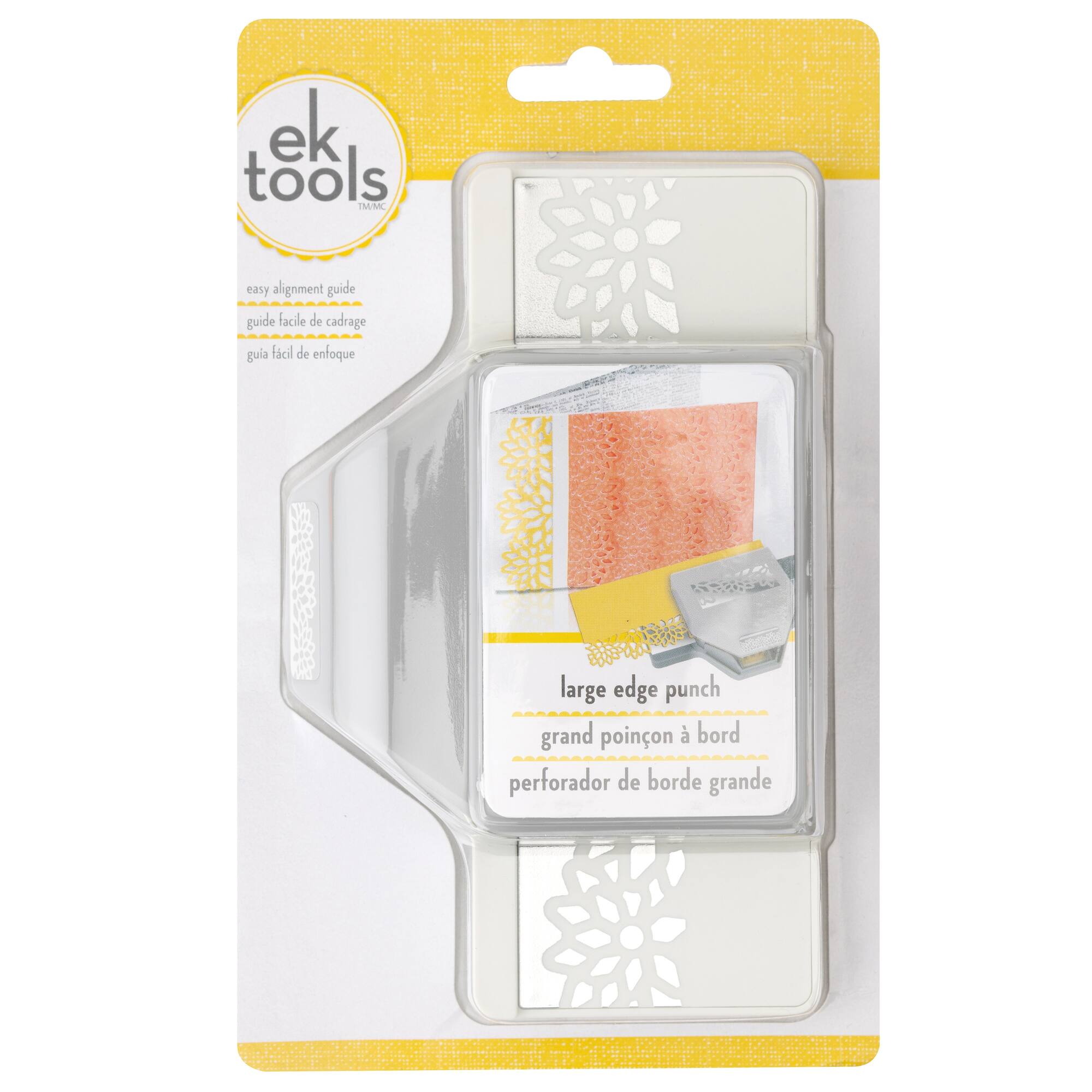 EK Tools 1.25" Diamond Flowers Large Edge Punch